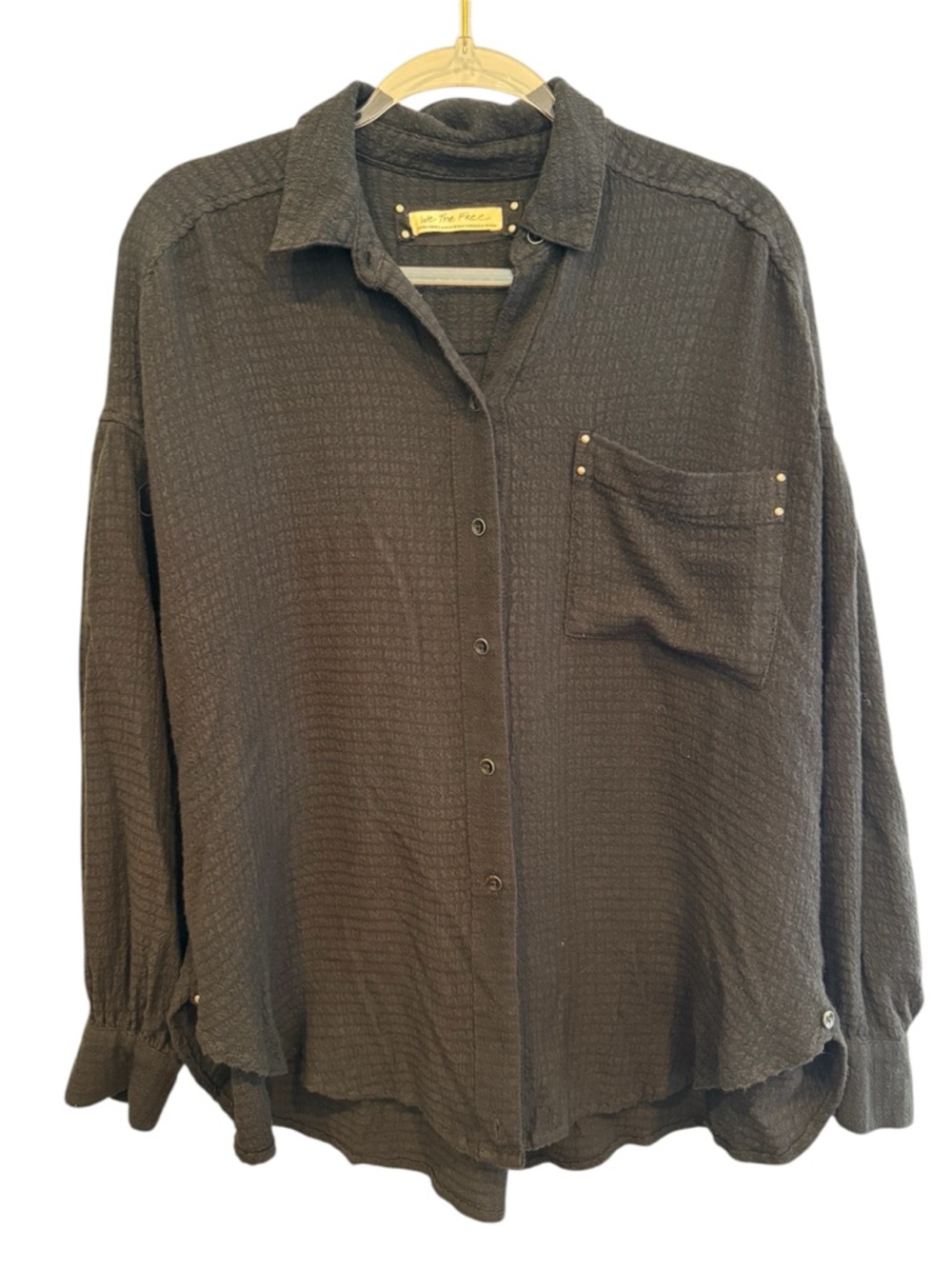 We The Free Studded Button Down Oversized Size XS